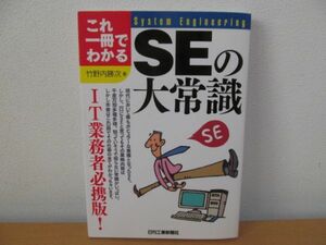 (52841)これ一冊でわかるSEの大常識　竹野内勝次　中古本