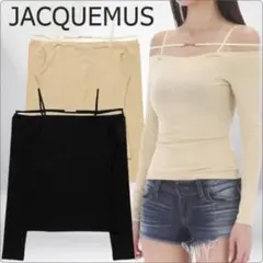 JACQUEMUS オフショルダー トップス 黒 新品未使用