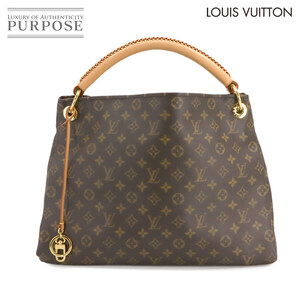 新品同様 ルイ ヴィトン LOUIS VUITTON モノグラム アーツィー MM ショルダー バッグ ブラウン ゴールド 金具 M40249 Artsy 90233217