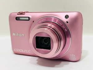 1円～ Nikon ニコン COOLPIX クールピクス S6600 コンパクトデジタルカメラ シルキーピンク 簡易動作確認済み