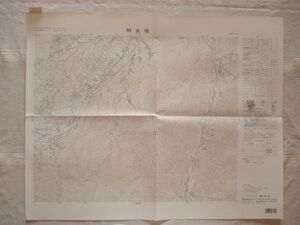 【地図】 関金宿 1：25,000 昭和48年発行/ 鳥取 倉吉市 三朝町 池ノ谷溜池 亀山城跡 中国 国土地理院