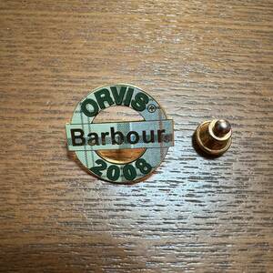 【コラボピンバッジ】Barbour×ORVIS バブアーピンバッジ