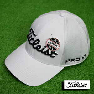 Titleist タイトリスト メッシュキャップ【ブラック/ホワイト/ＭＬ】 新品！