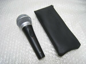 PK19556S★SHURE★ダイナミックマイク ケース付★PG48★動作品★