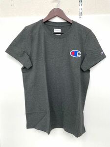 新品■チャンピオン champion レディース 半袖 ロゴTシャツ L グレー