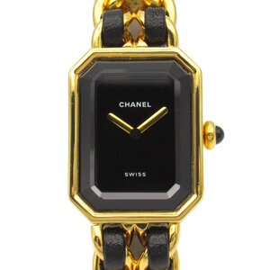 シャネル プルミエールS ブランドオフ CHANEL GP（ゴールドメッキ） 腕時計 GP/革 中古 レディース