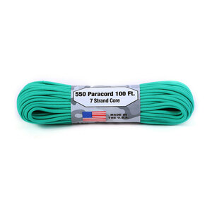 ☆ 11.ティール パラコード 550Lbs 30m アトウッド ロープ ATWOOD ROPE MFG. アウトドア 定番 アクセサリー 定番 耐久性 サバゲー paracor