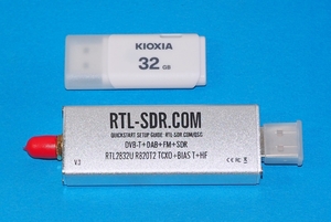 【動作確認済み】RTL-SDR v3 ドングル TCXO アルミ筐体 SMA,USB 受信用ソフトウェア/データシート/ユーザーズマニュアル 正規品