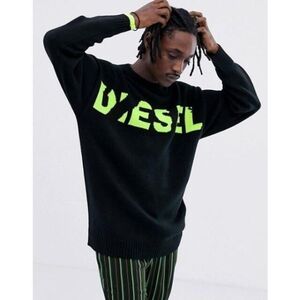 DIESEL ニット　K-LOGOXNEW KNIT セーター ブラック M ディーゼル