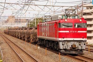 鉄道 デジ 写真 画像 EF81-95 虹釜 安中貨物 1