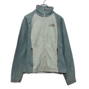 The north face フリース ジャケット ザノースフェイス キッズ M~ ライトブルー フルジップ アウトドア古着卸 アメリカ仕入 a608-6512