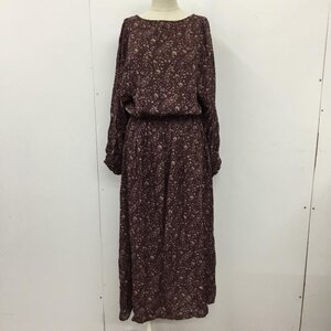 SHIPS FREE シップス ワンピース ロングスカート 724-55-0031 フラワー シャーリング ワンピース any One-Piece Long Skirt 10104863