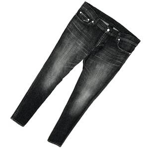 定価5.2万 AKM 5P SKINNY STRETCH 10oz DENIM PANTS XL ストレッチスキニーデニムパンツ　wjk　1piu　ジュンハシモト