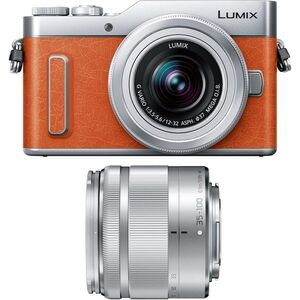 中古 １年保証 美品 Panasonic LUMIX DC-GF90 ダブルズームキット 12-32mm + 35-100mm オレンジ