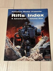 Rifts Index & Adventures vol. One Palladium Books