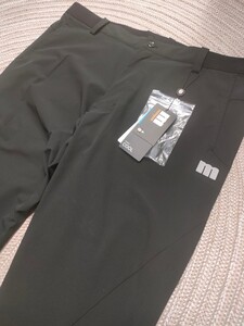 新品 定価20900 マンシング ウエストゴム ストレッチ パンツ w92 速乾 立体設計ゴルフ 黒 メンズ MunsingWear スラックス エンボイ