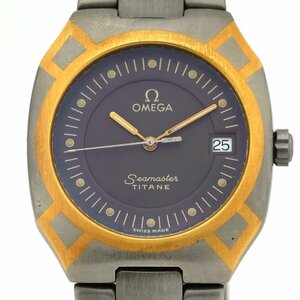 【不動ジャンク品】OMEGA　オメガ　Seamaster　シーマスター　ポラリス　396.1121　クオーツ　腕時計 （K-S8697）