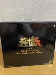 【中古美品】聖闘士聖矢 5in1 New Bronze Cloth Gold Version Complete Box 香港版