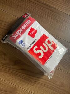 Supreme Hanes BOXER BRIEFS ボクサー ホワイト WHITE サイズ S サイズS 新品未使用