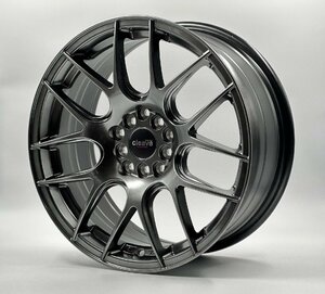 CLEAVE RACING 105 17x7.5J +40 10H-100/114.3 ハイパーブラック 2本セット 86 NCロードスター