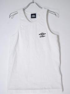 BASICKS/ベイシックス ×UMBROアンブロ Logo Organic Rib Tank-topリブタンクトップ [LTSA76127]