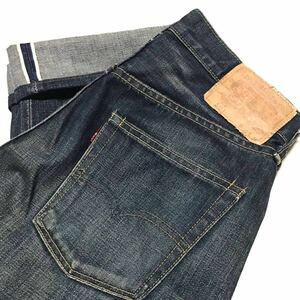 【00s】LEVIS 1966年 501XX BIG-E リーバイス ヴィンテージ レプリカ ジーンズ 66501 ビッグE 復刻 W31 色落ち LVC 日本製 デニムパンツ