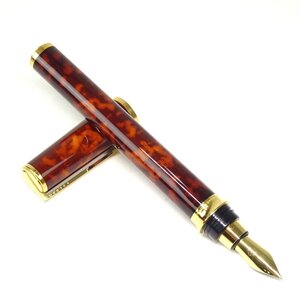 ★E2998 美品!! デュポン モンパルナス 漆 万年筆 ペン先18K/750 試書未確認 S.T. Dupont LAQUE DE CHINE メンズ★