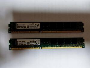 Kingston DDR3 PC3-12800 4GB 2枚セット KVR16N11S8/4