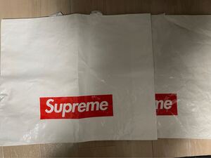 2枚セット Supreme ショッパー 大 ショップ袋 シュプリーム エコバッグ boxlogo ボックスロゴ shopper eco bag 約53×65cm ビッグサイズ