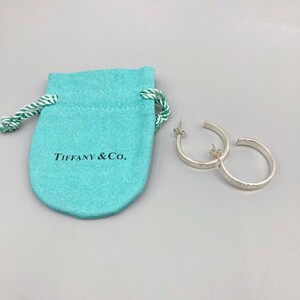 A ティファニー ピアス　1837 ナロー　フープ　Sv925 シルバーTIFFANY ＆ Co. A11