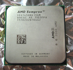 AMD Sempron 145 2.8GHz/1024kB/Socket AM3/AM2+/Sargas/SDX145HBK13GM/45 W