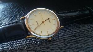 [◆]SEIKO DOLCE/ドルチェ メンズ ゴールド クオーツ*