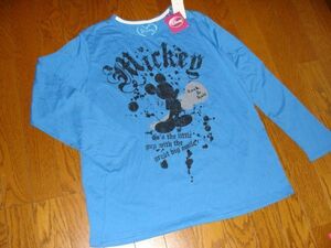 【タグ付き保管品】★Disney★ミッキー長Tシャツ　LL　　M21