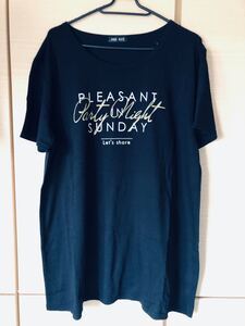 新品　未着用　トップス　半袖　カットソー　Tシャツ　チュニック　大きいサイズ　ゆったり　3L☆