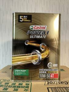 NEW カストロール パワー1 アルティメート 4T 10ｗ50 4L/1缶 JASO MA2 全合成油 Castrol POWER1 ULTIMATE レーシング R4