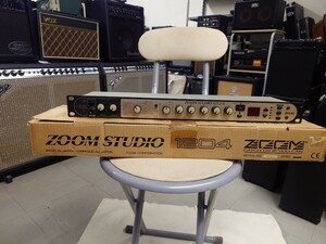 ZOOM STUDIO 1204 空間系エフェクター　古い箱 アダプター付き!