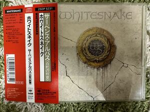 WHITESNAKE 国内盤 旧規格 帯付！ホワイトスネイク/サーペンス・アルバス 白蛇の紋章 国内盤 旧規格 帯付！名盤！25DP 3231