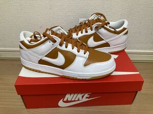 26.5cm 未使用　タグ付き　NIKE DUNK LOW QS FQ6965-700 ダンクロー　ダークカレー　ブラウン　ホワイト　ナイキ