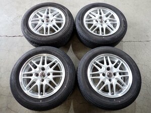 YS7093【送料無料175/65R14】ホンダ純正 Modulo フィット フィットアリアなどに 中古夏タイヤセット ■14×5.5J 100/4H ET45■