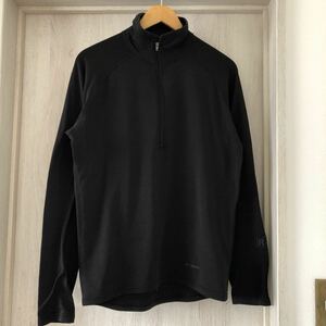 (k) patagonia パタゴニア R.5 ポイント5 ジップネック プルオーバー レギュレター フリース カットソー USA製 サイズS 黒 ブラック