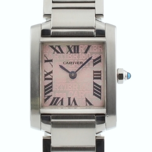 カルティエ CARTIER W51035Q3 タンクフランセーズ SM 160周年記念 クォーツ レディース 良品 内箱付き I#136621