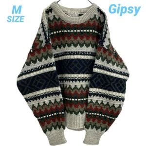 Gipsy ジプシー フランス製 ウールニット セーター 秋 B9776