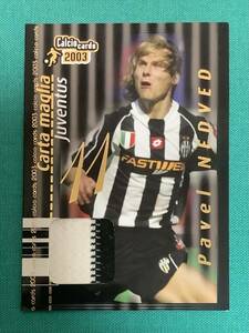 2003 PANINI CALCIO CARDS JUVENTUS PAVEL NEDVED ジャージカード