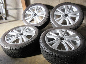 稀少な外車用/冬用set!! TASJAPAN Smartline (17x7+43 5H/112) バリ溝(MICHELIN X-ICE SNOW) 225/45R17 VWフォルクスワーゲン ゴルフ Golf 