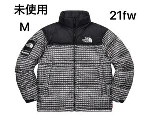 未使用 21ss Supreme The North Face Studded Nuptse Jacket Black size M シュプリーム ノースフェイス ヌプシ ダウンジャケット タグ 黒