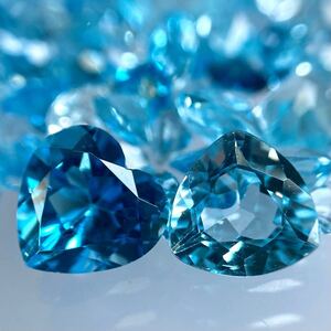 1円〜!!●ブルートパーズおまとめ100.5ct●d 約20.1g ルース 裸石 ジュエリー jewelry blue topaz w3 61