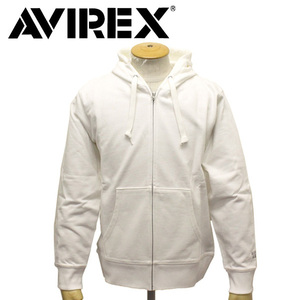 AVIREX (アヴィレックス) 6193594 DAILY ZIP PARKA デイリー ジップパーカー 02WHITE L