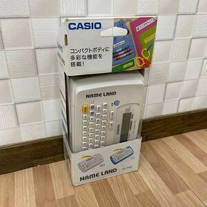 極美品 CACIO カシオ ネームライター NAME LAND KL-P40 コンパクト ネームランド ラベルライター km1103