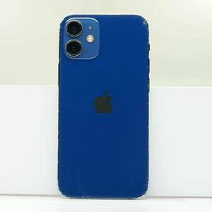 iPhone 12 mini 64GB ブルー SIMフリー 訳あり品 ジャンク 中古本体 スマホ スマートフォン 白ロム