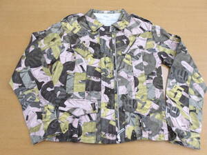 本人期アーカイブ！ John Galliano Graphic EURO Military Taste Jacket オリジナル数字グラフィック ジャケットSIZE 50